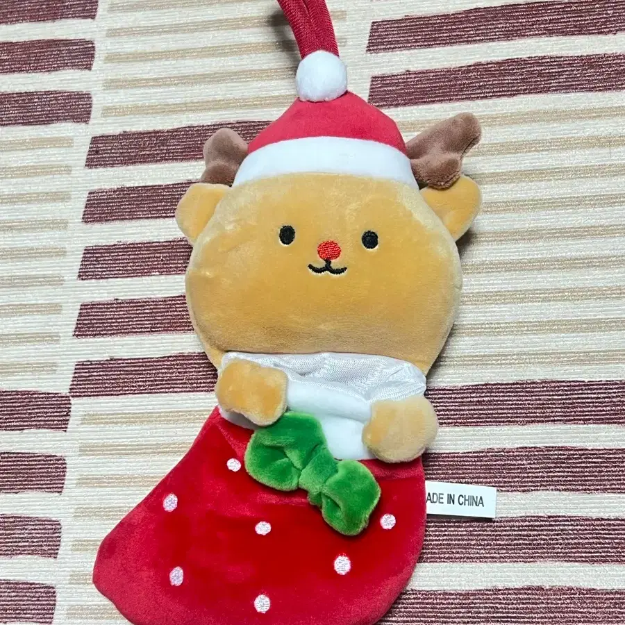 크리스마스 루돌프 인형 키링