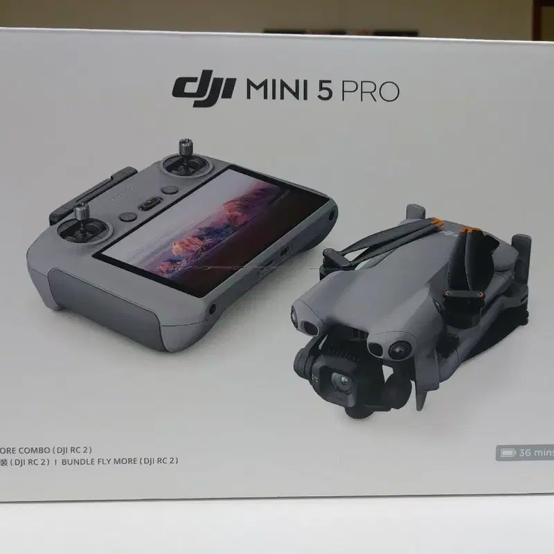 미개봉 DJI 미니 5 프로 플라이모어 콤보 (DJI RC 2)