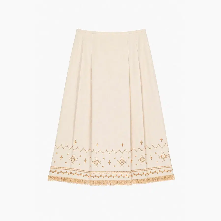 BURBERRY LONDON BULE LABEL 버버리 코튼 100% 자수 포인트 스커트 - Women (6602)