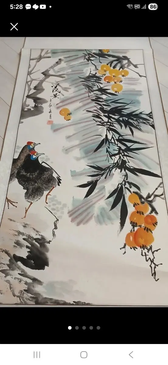 민화임진년화조도그림