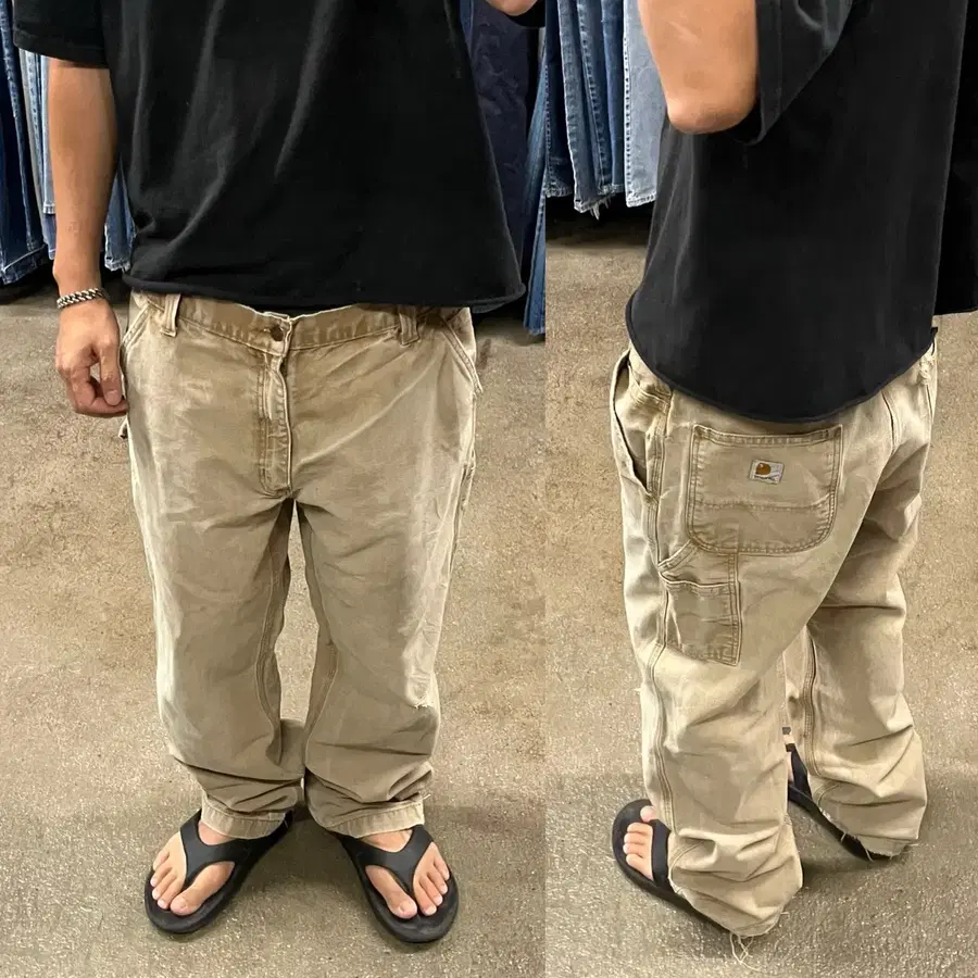 Carhartt 덕캔버스 카펜터 팬츠 (37)
