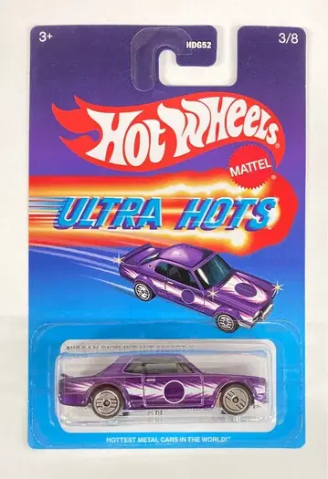 MATTEL ULTRA HOTS 3/8 HOT WHEELS NISSAN SKYLINE H/T 2000GT-X 3/8