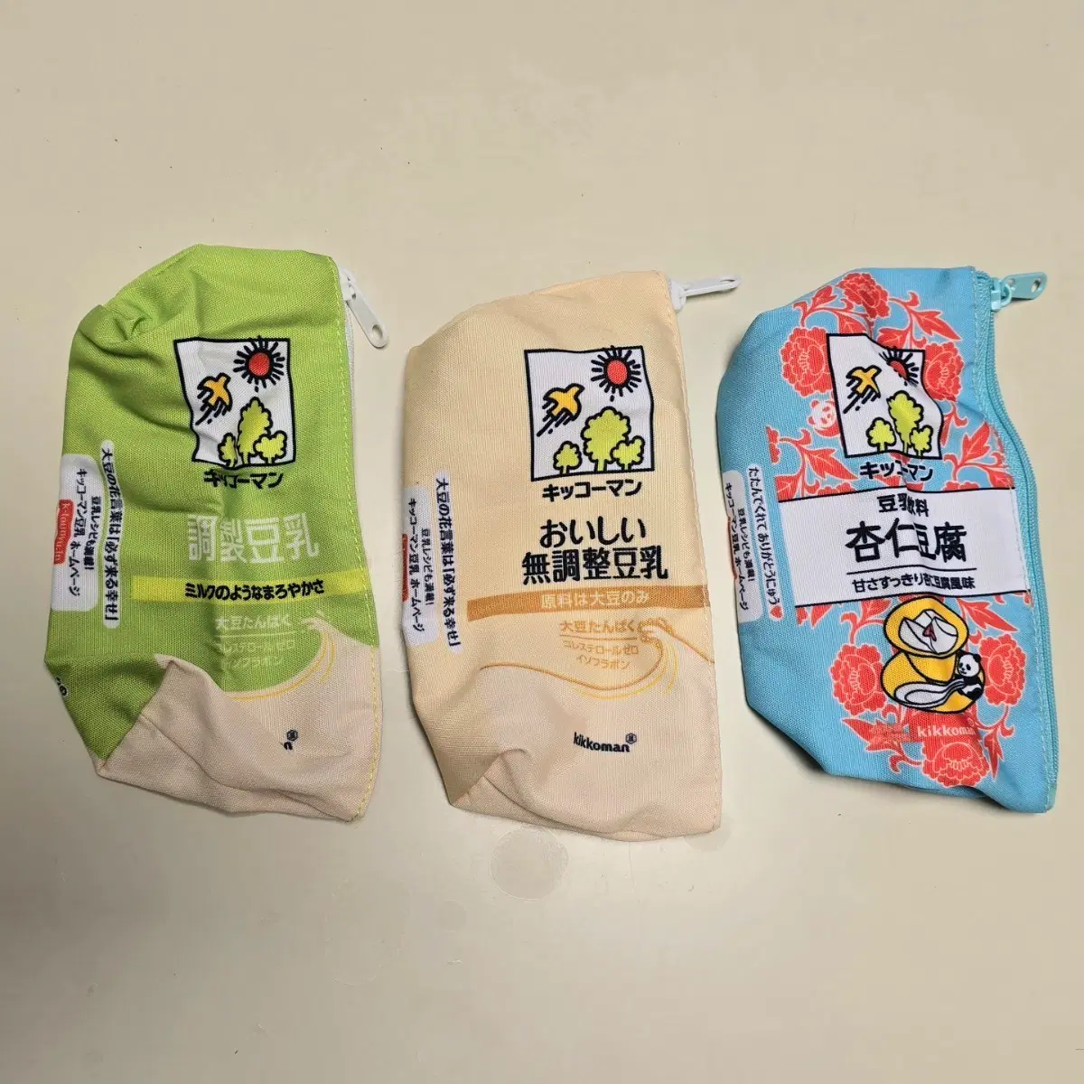 킷코만 키코만 두유 파우치 4잔 가챠 개별 판매