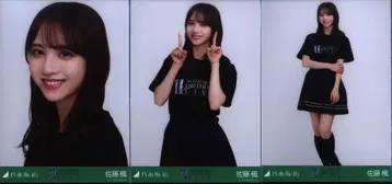 노기자카46 회장 한정 랜덤 브로마이드 사토 카에데 11thBD 라이브 T셔츠 컴프