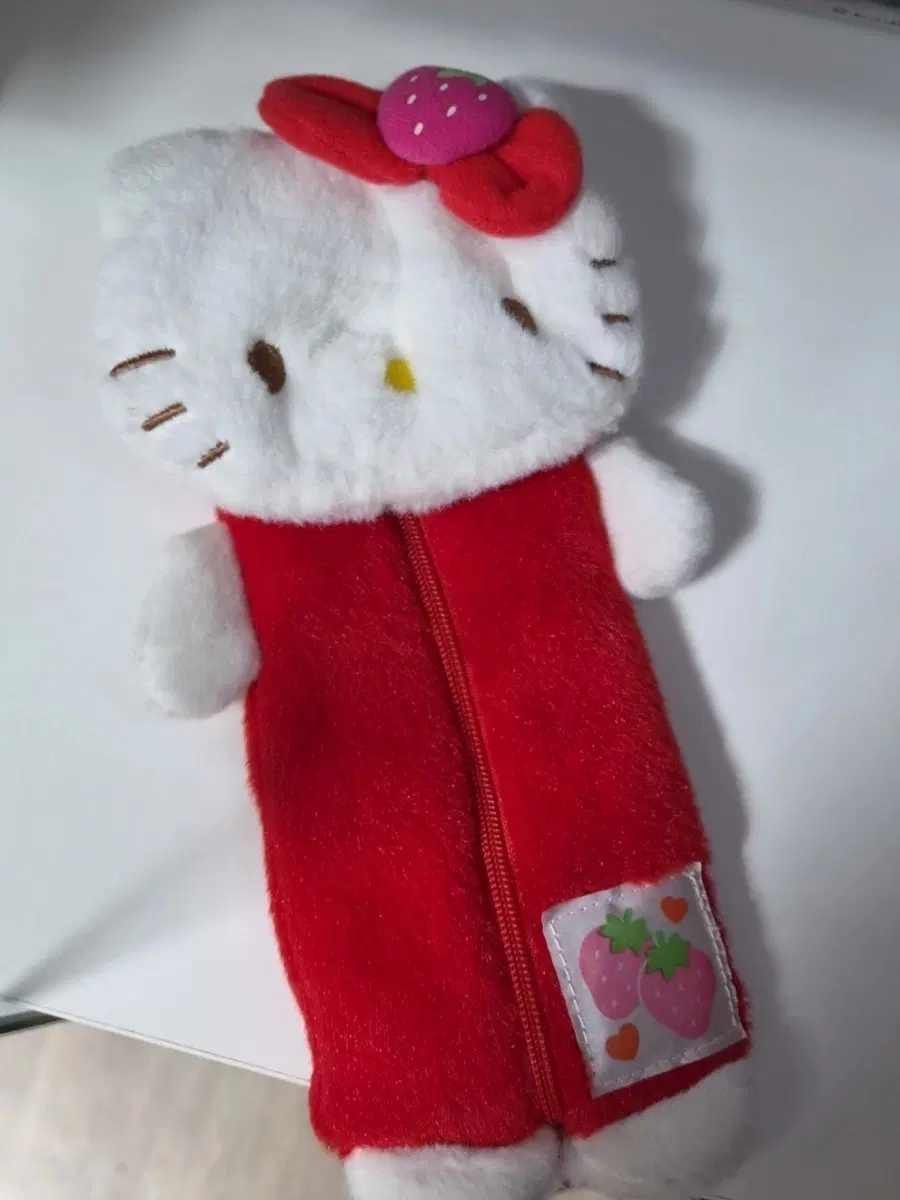 [빈티지 고전] 헬로키티 딸기 키티 펜 파우치 케이스 필통