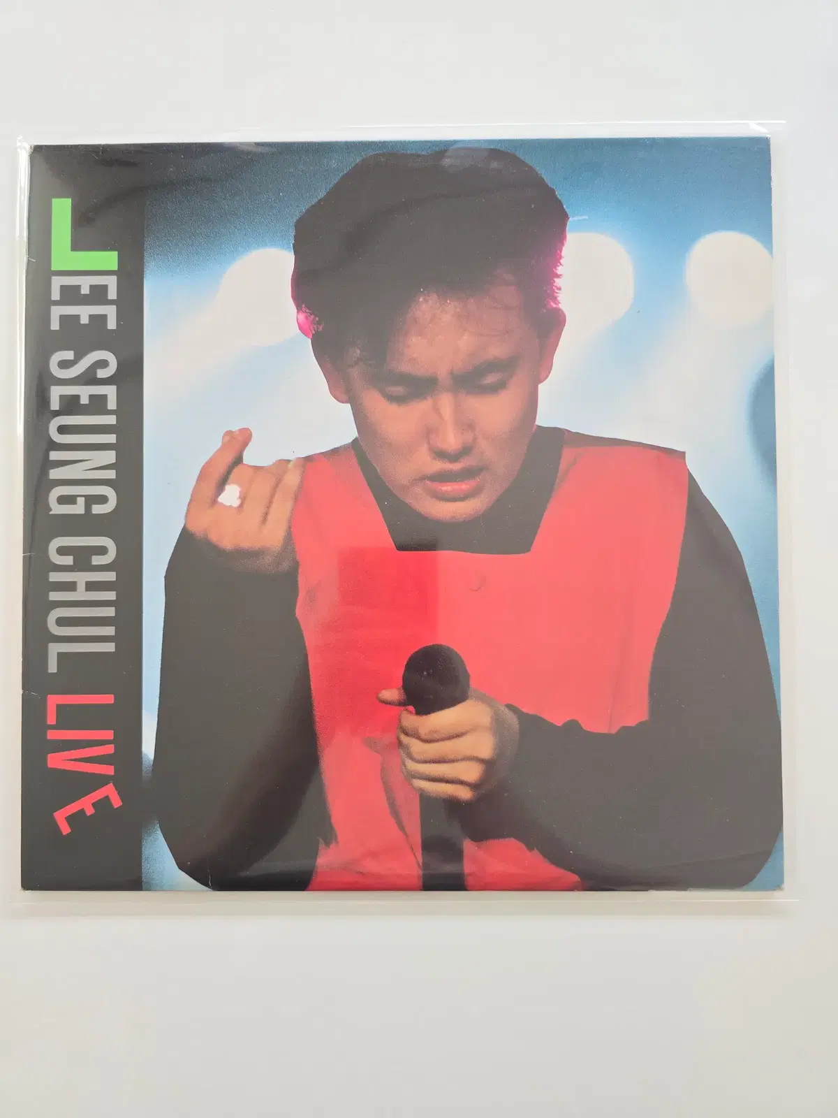 이승철 LP/ 이승철라이브 -소녀시대,떠나야 할땐,안녕이라 말하지마 / 가사집 있음/ NM+