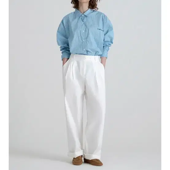 위드 아웃 썸머 wide pintuck pants ivory S 사이즈 팔아요