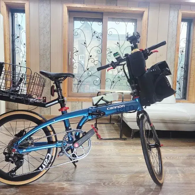 턴버지b8 풀튜닝 미니벨로 자전거 신품급