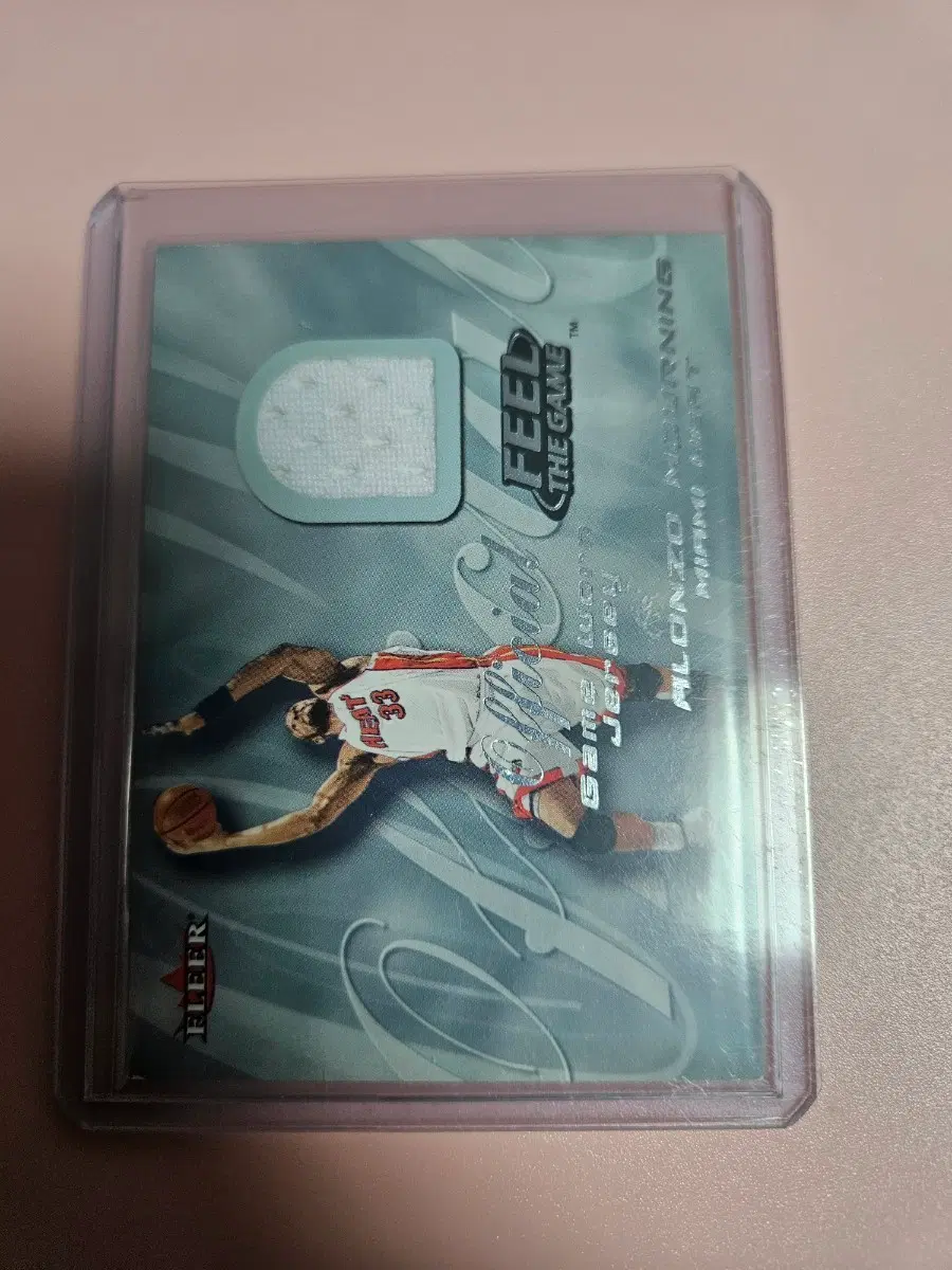 NBA)알론조 모닝 2000 Fleer Feel The Game 저지 카드