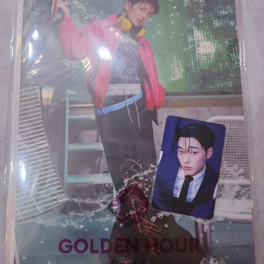 ATEEZ GOLEDEN HOUR PART.5 SOUNDWAVE L홀더 - 산