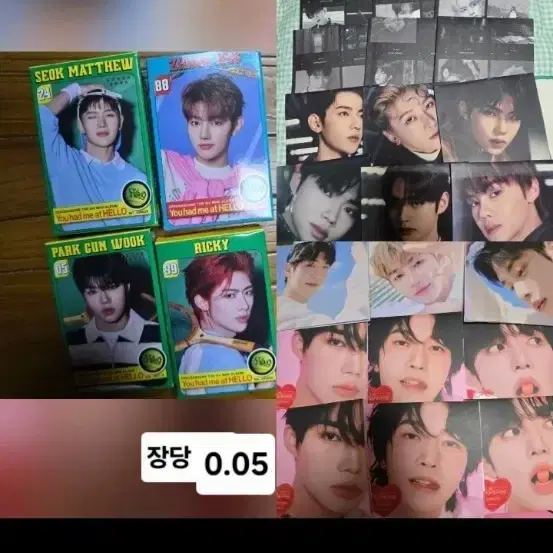 제베원 제로베이스원 앨범 포스터 엽서 네컷 필름 포카 미공포 양도