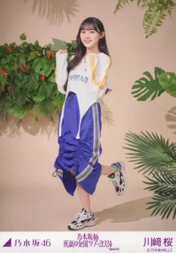노기자카46 회장 한정 랜덤 브로마이드 카와사키 사쿠라 한여름 전국 투어 2024 Special 히키