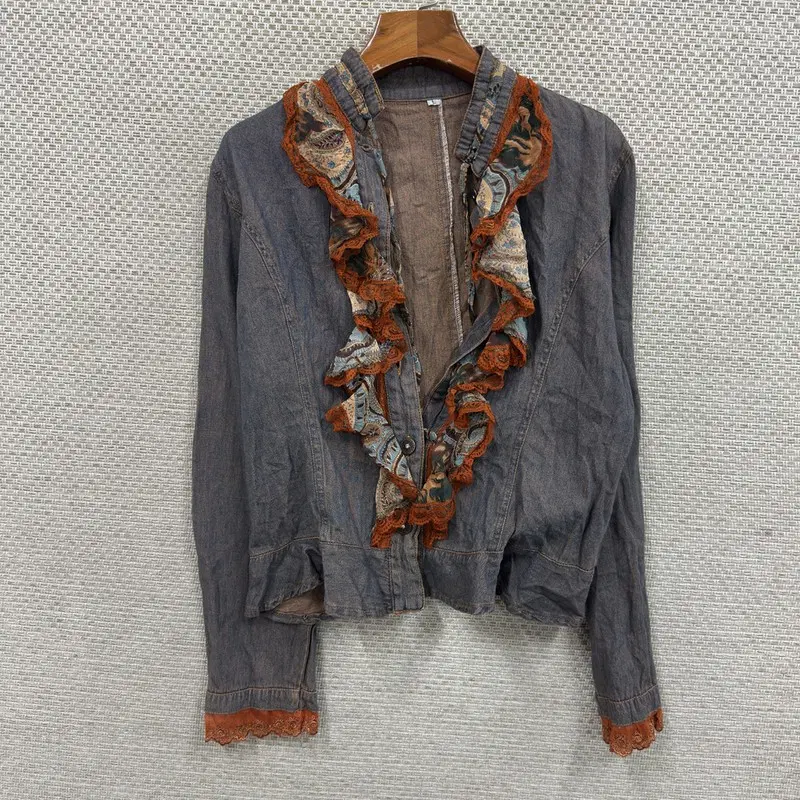 빈티지 엔틱 자켓 L H02079