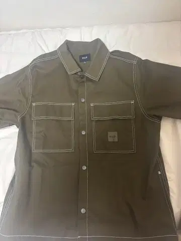 HUF 워크 셔츠 올리브 L 사이즈