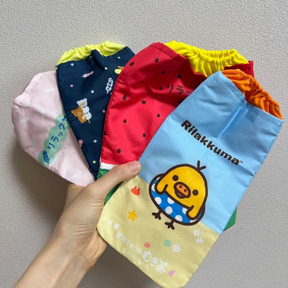 리락쿠마 물통 보온 파우치