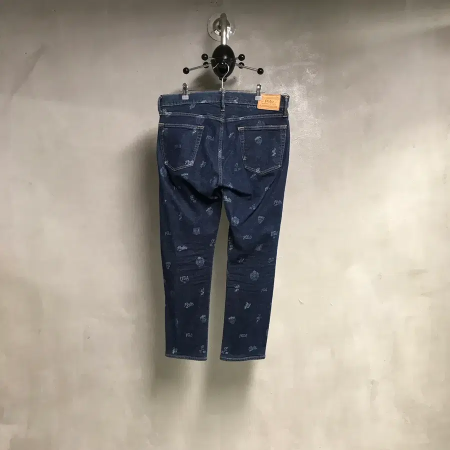 폴로 랄프로렌 멀티 로고 데님 팬츠 33/32