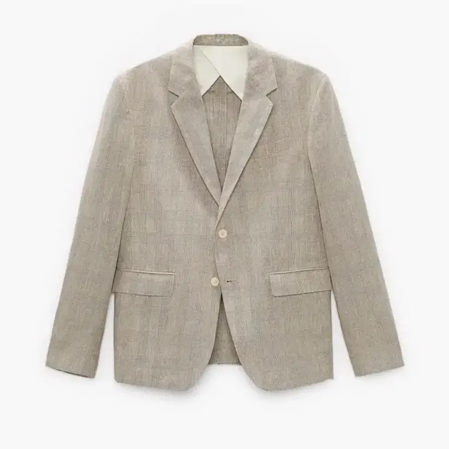 자라(ZARA) 글렌체크 린넨 자켓 (M)