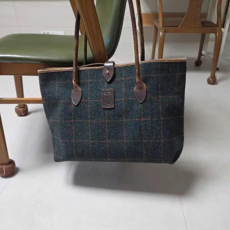 Glenalmond x Harris Tweed Tote BagMade in Scotland토트백