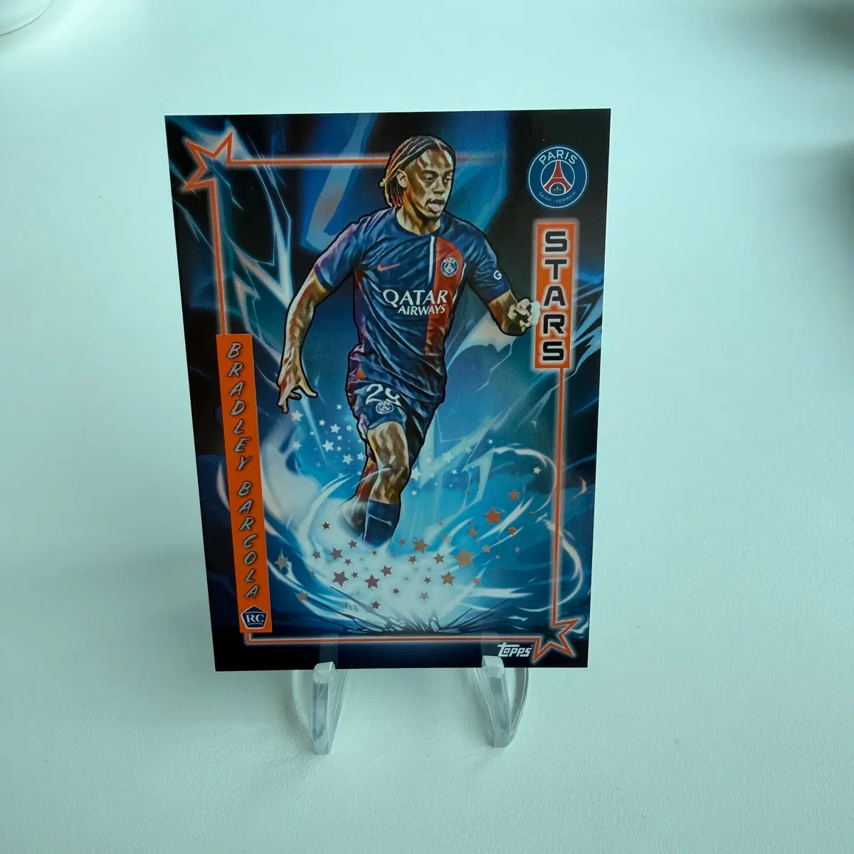 PSG 브래들리 바르콜라 루키 25한정 오렌지 카드 B