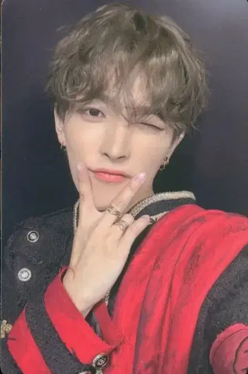 ATEEZ THE WORLD EP.FIN : WILL HONG JOONG 트레이딩 카드 D-A