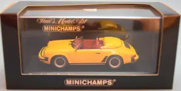 PAUL'S MODEL ART 1/43 MINICHAMPS Porsche 911 Speedster 1988 Yellow 066134