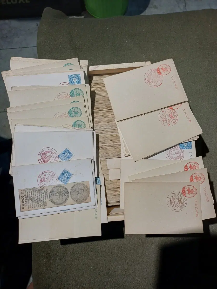 일제 강점기 여러가지 엽서 약1500장 정도