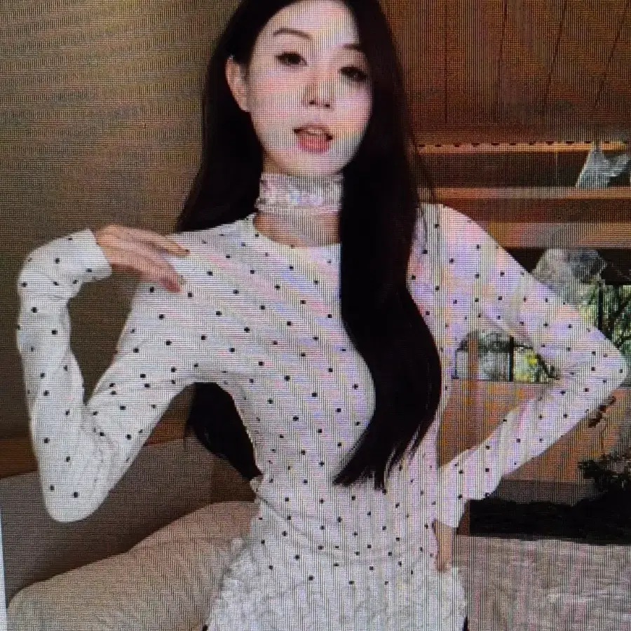 (해외배송) 도트 긴팔 티셔츠 4컬러