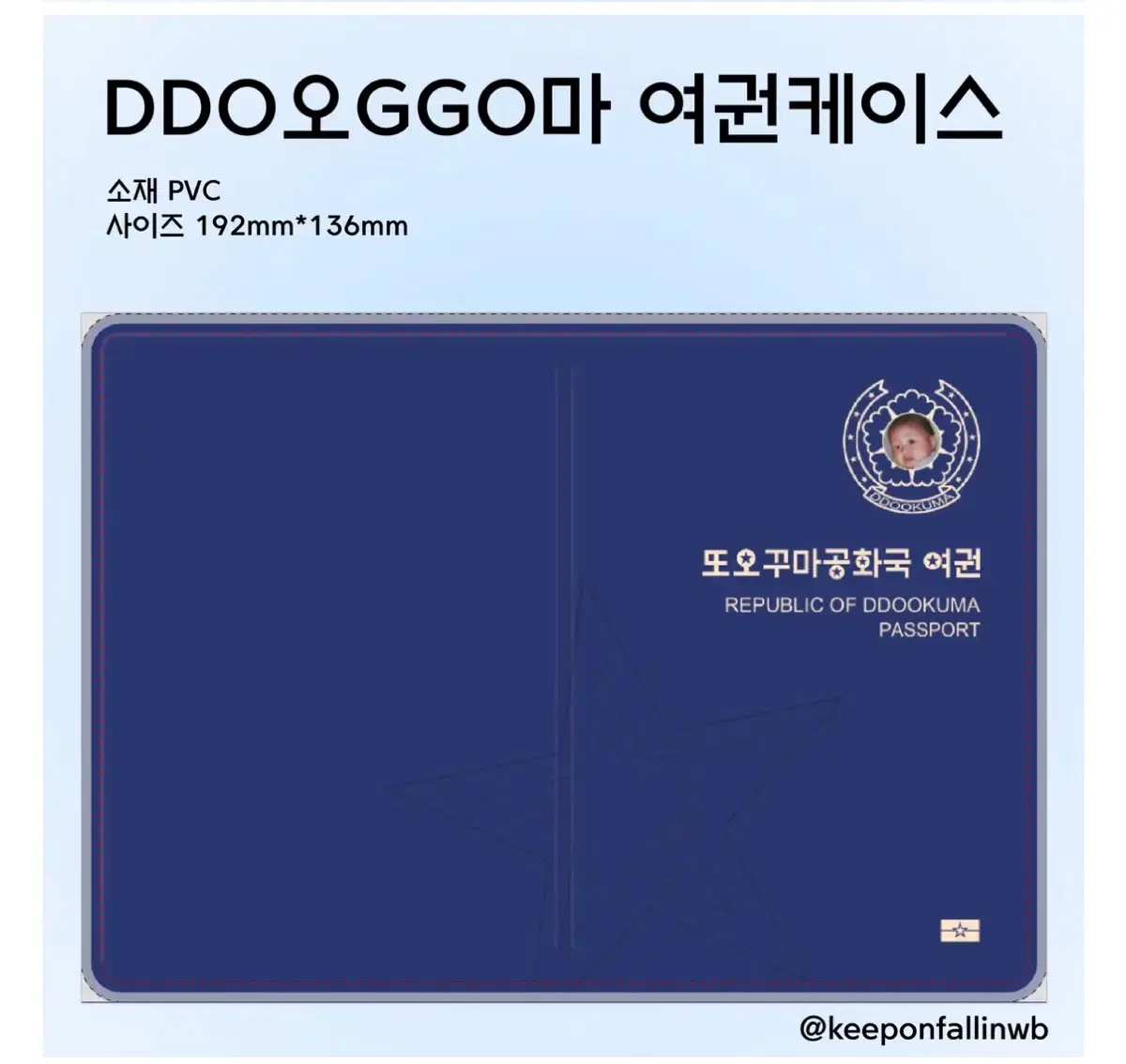 라이즈 원빈 여권케이스