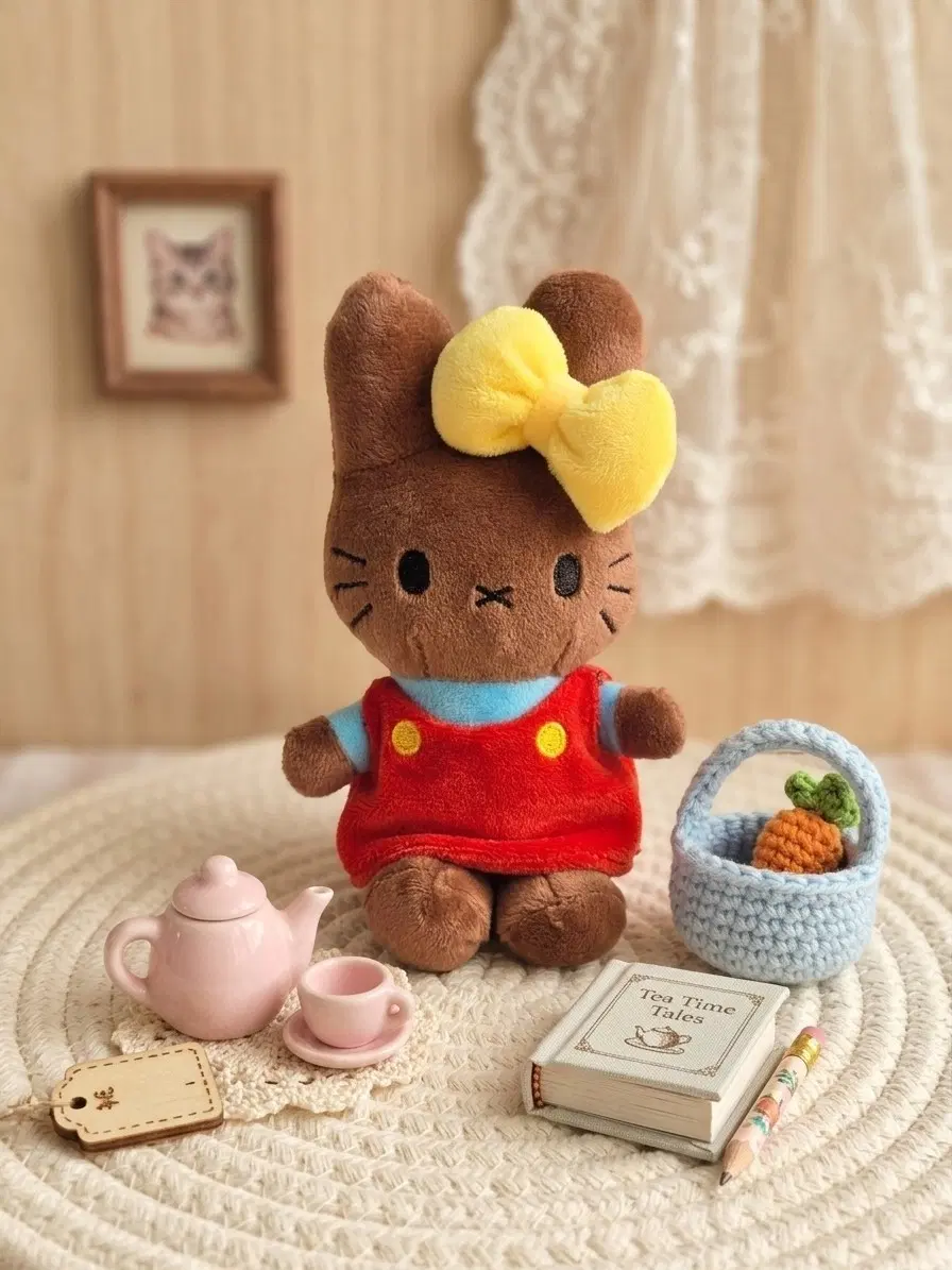 태닝 미피 인형 키링