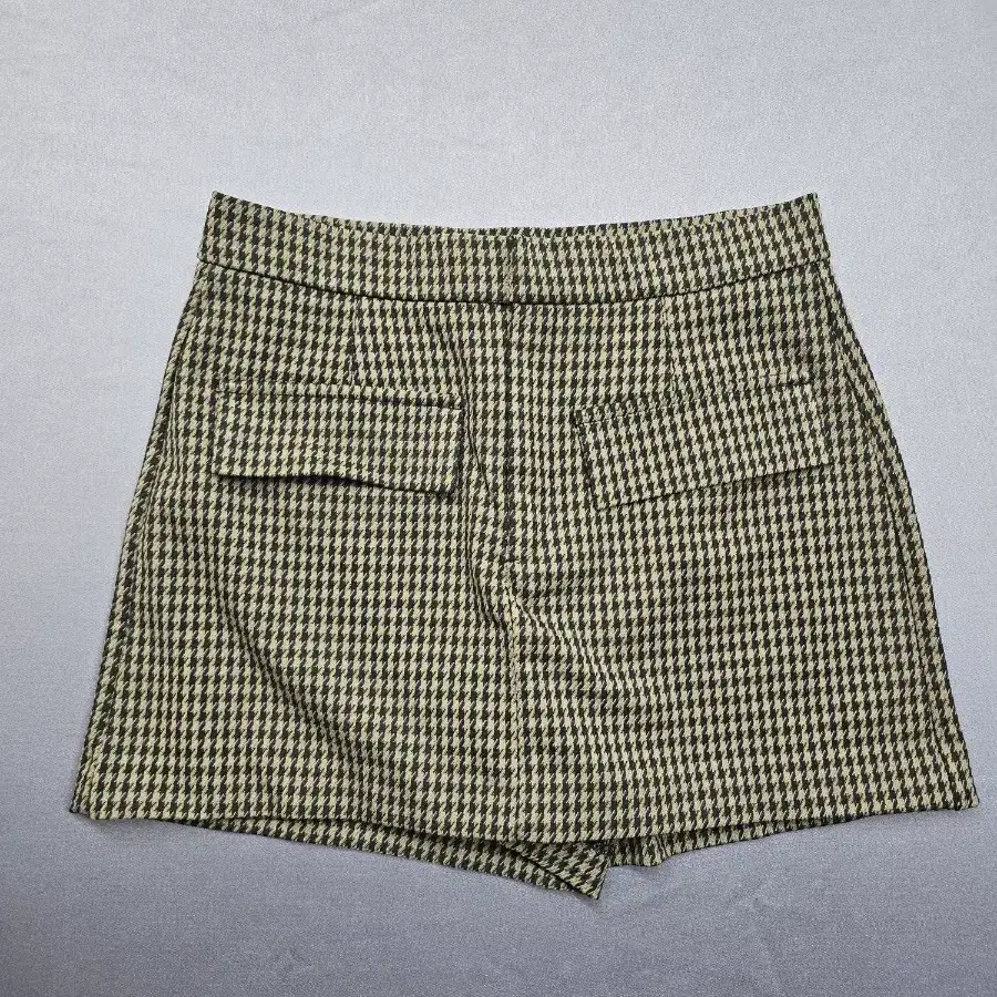 자라 체크 반바지 치마