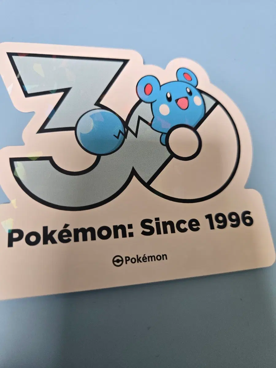 포켓몬 30주년 로고 스티커 루리리