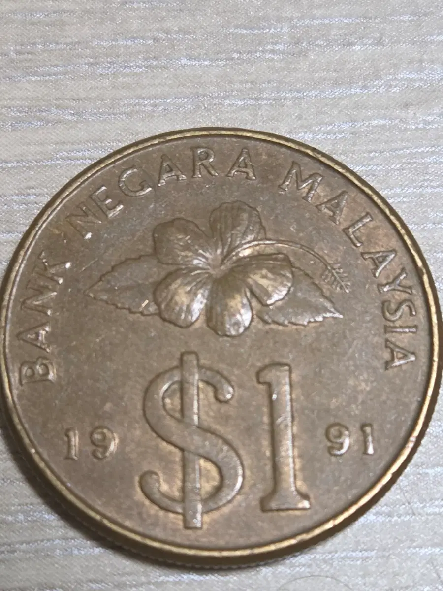 1991년 말레이시아 1링깃 동전