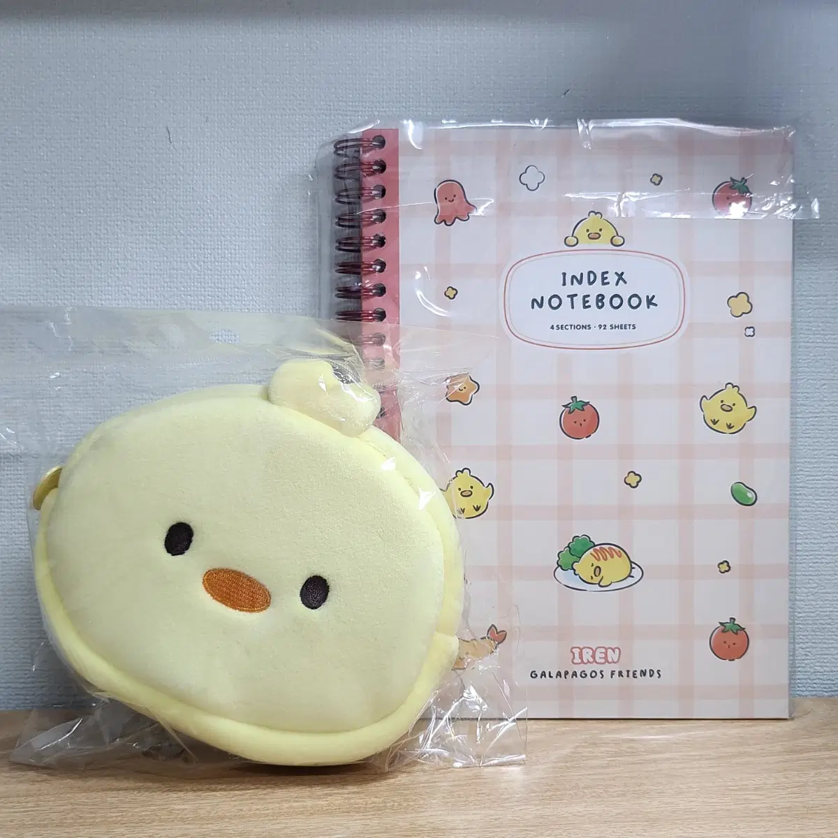 (미개봉) 아트박스 오리파우치+인덱스노트 세트