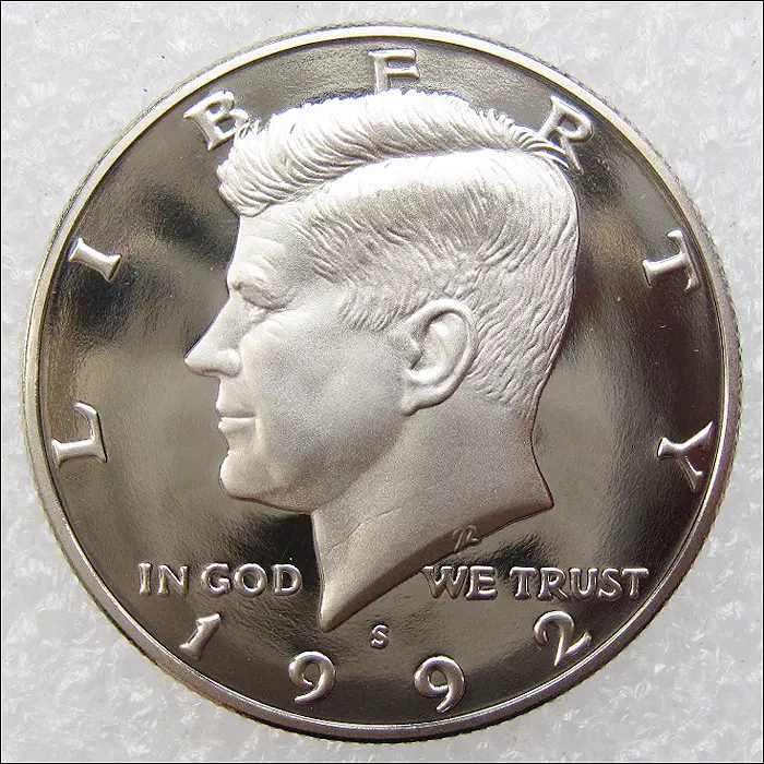 미국 1992년 S 케네디 하프달러 무광프루프 (pr12) [동전]