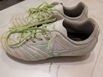 MIZUNO 축구 스파이크 화이트 x 라이트 그린 22.5cm