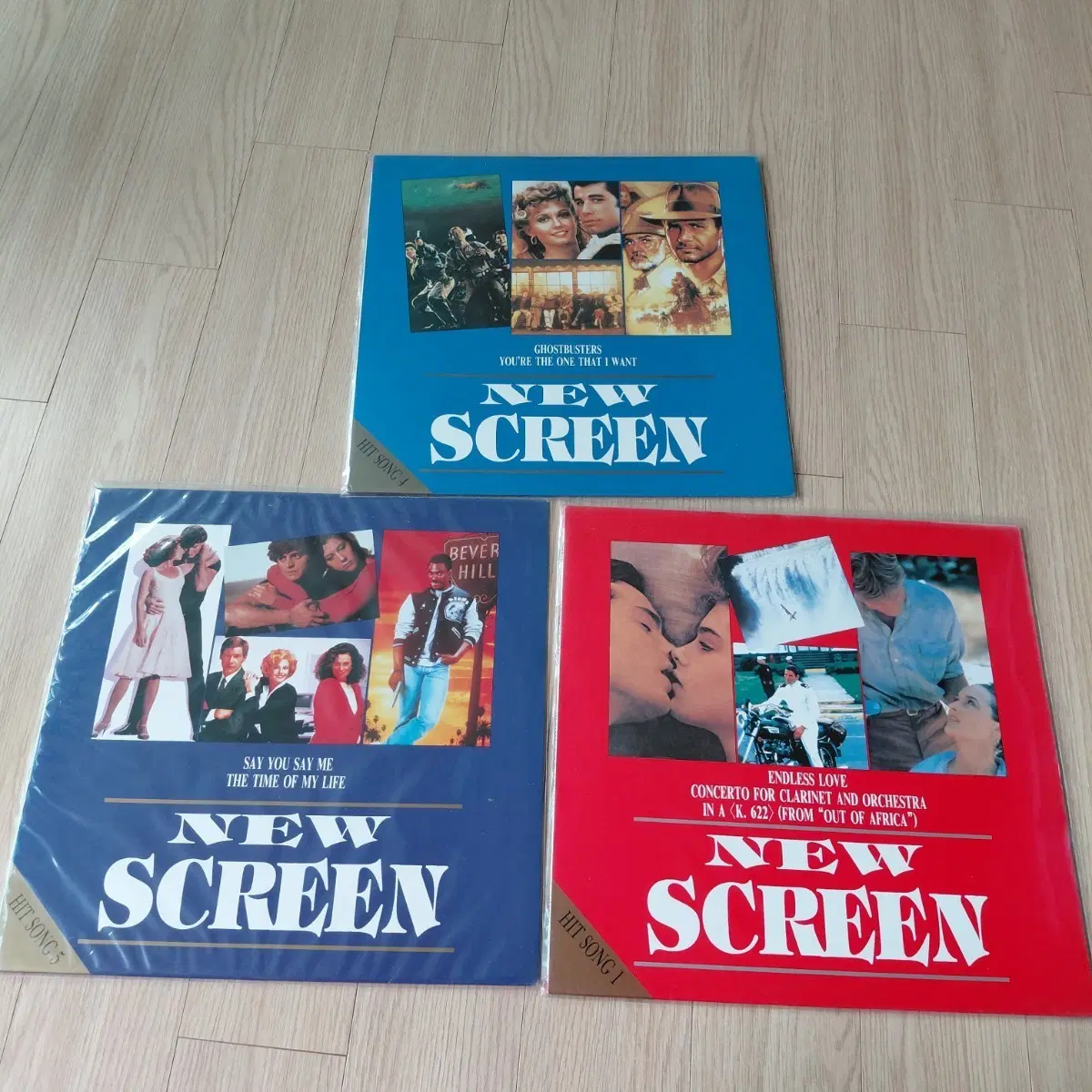 뉴스크린 LP 3종 세트 (고스트버스터즈/세이유세이메/엔들리스러브)