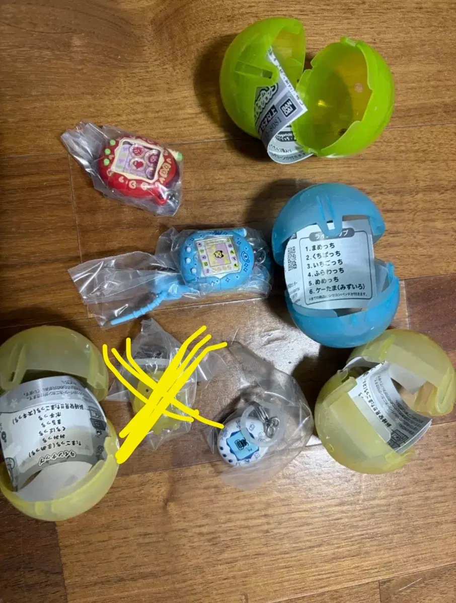 다마고치 샤카샤카3 /케이블타이/ 메지루시 가챠 일괄