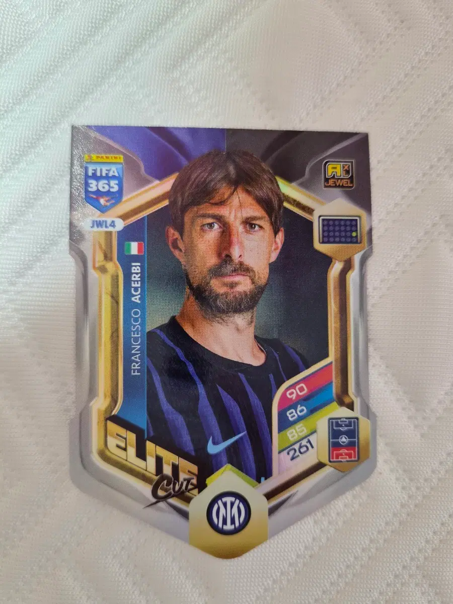 파니니 FIFA 365 프란체스코 아체르비 엘리트 컷 주얼 카드