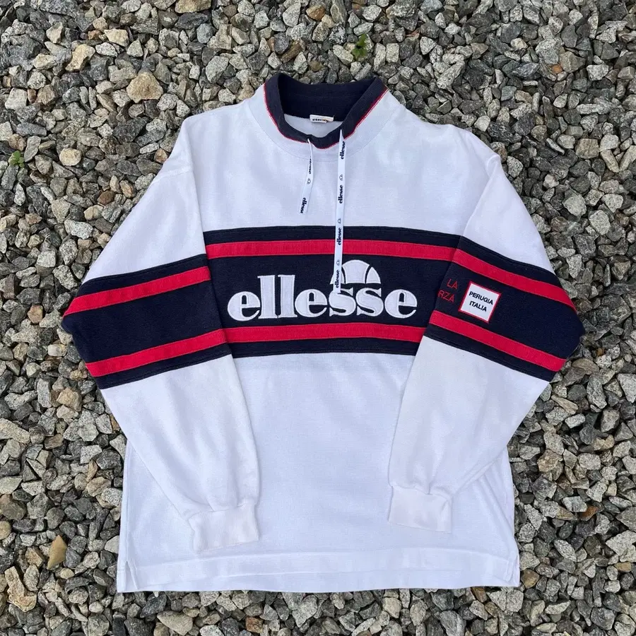 90s 엘레쎄(Ellesse) 빈티지 올드스쿨 터틀넥 맨투맨(실측