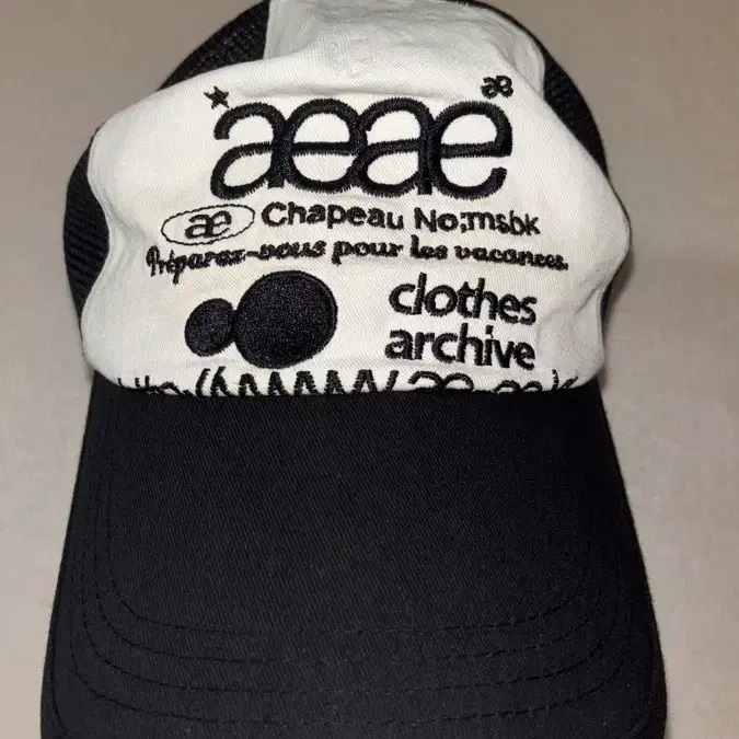 aeae 웹 로고 매쉬 볼캡 Web Logo Mesh Cap