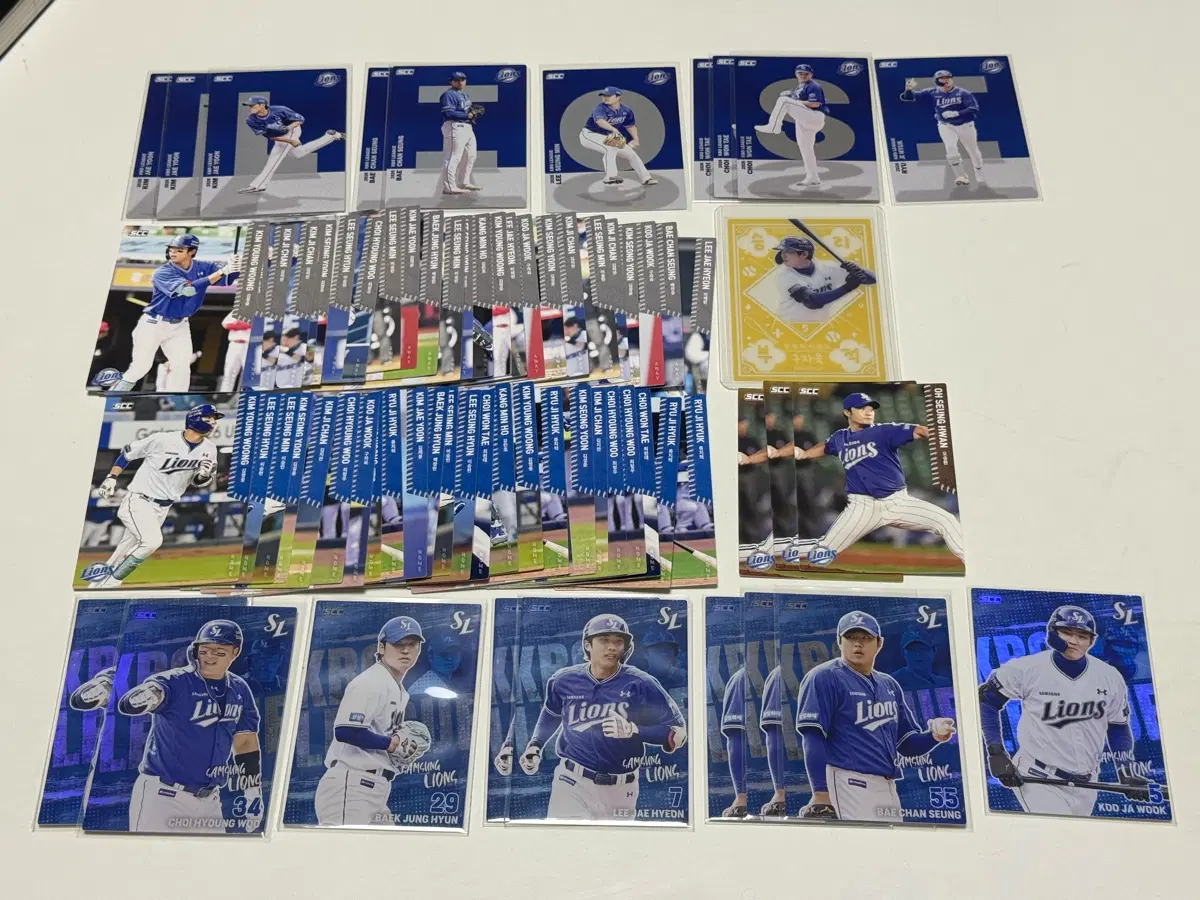 2026 오피셜 삼성 라이온즈 야구 카드 랏