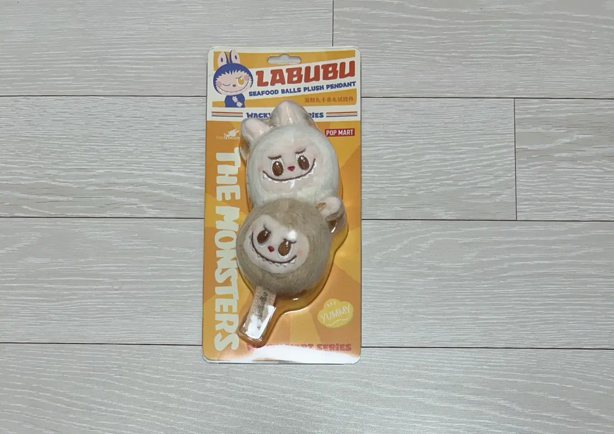 팝마트 라부부 어묵 꼬치 인형 키링