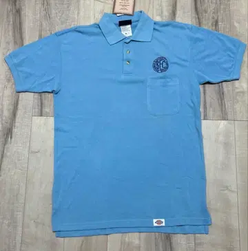 Dickies 피케 셔츠 라이트 블루 M 사이즈
