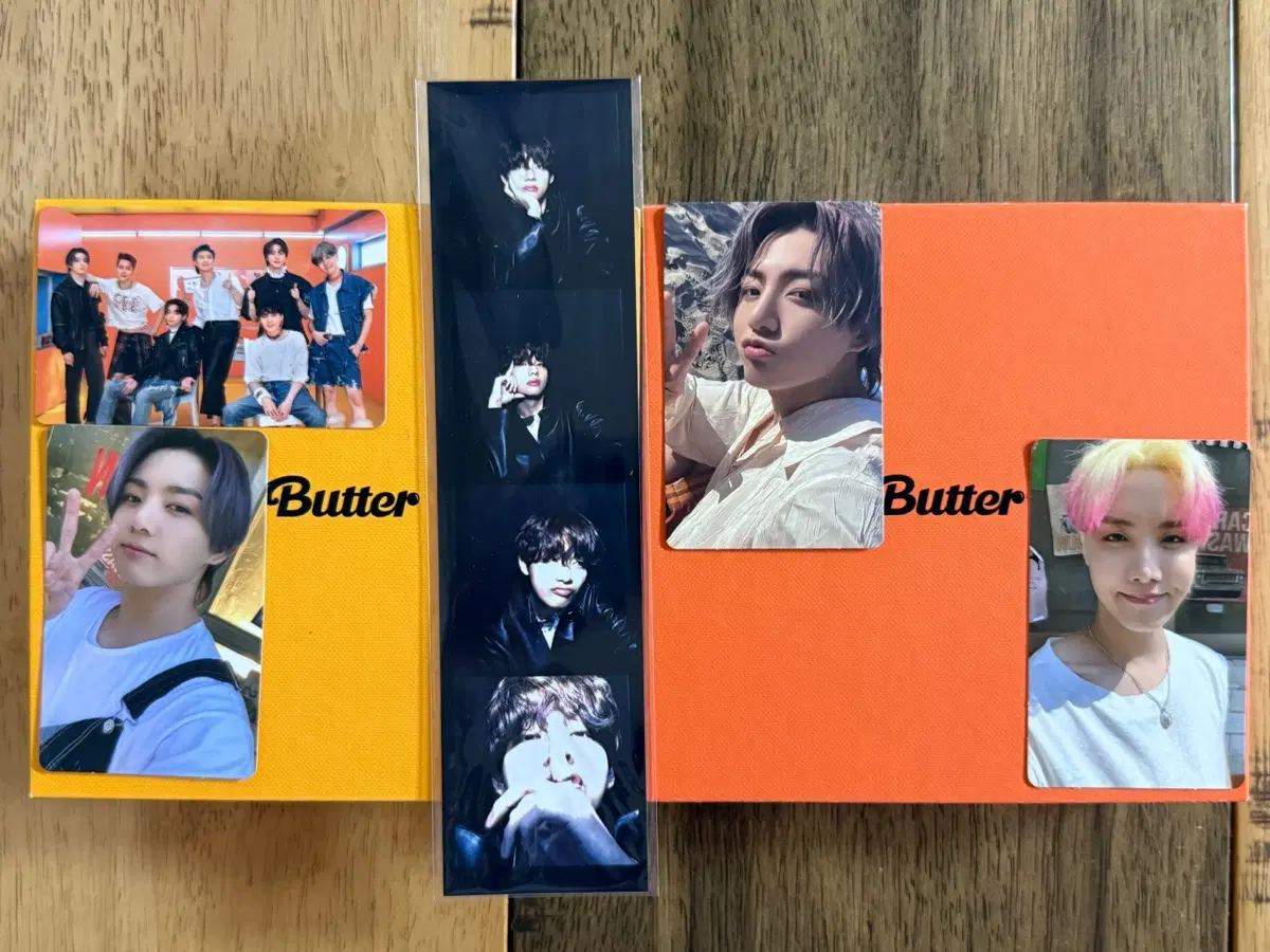 방탄 버터 앨범 랜덤포카 및 위버스 미공포 butter/peach 버전 세트