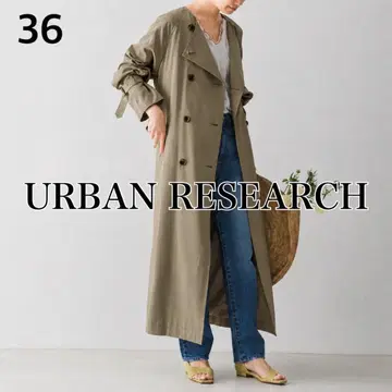 [ 새상품급 ] 어반 리서치 노카라 롱 트렌치코트 36