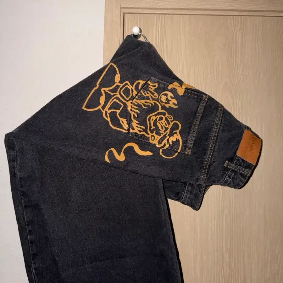 WKNDRS DWARF DENIM PANTS (BLACK)