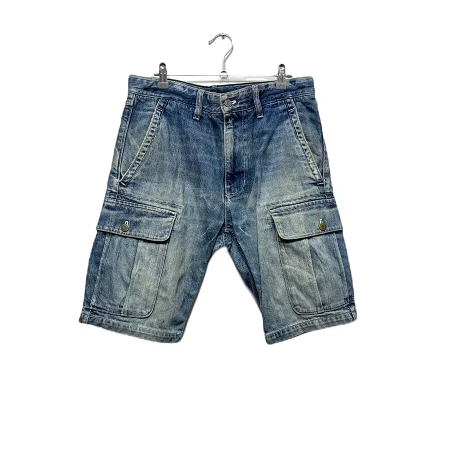 Gap faded denim cargo pants
