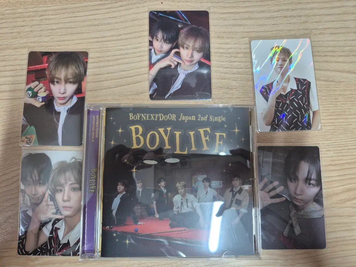 BOYNEXTDOOR Japan 2nd Single BOYLIFE CD 포토카드 세트