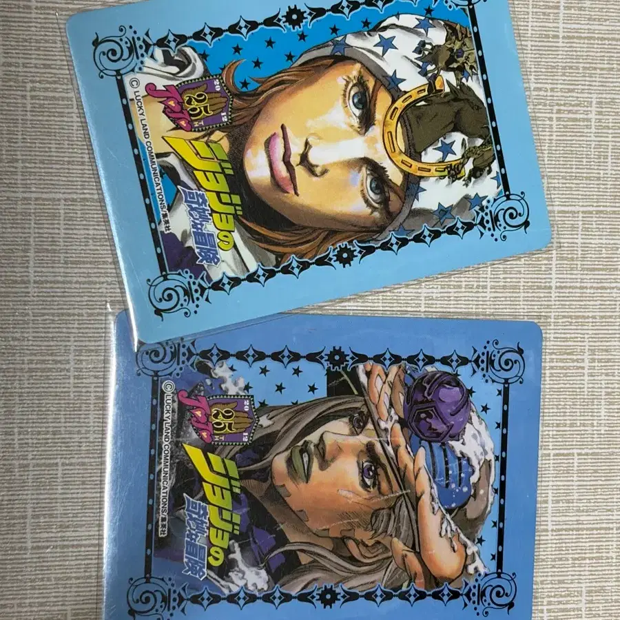 죠죠의기묘한모험 7부 스틸볼런 죠니 자이로 메모리얼 카드 일괄