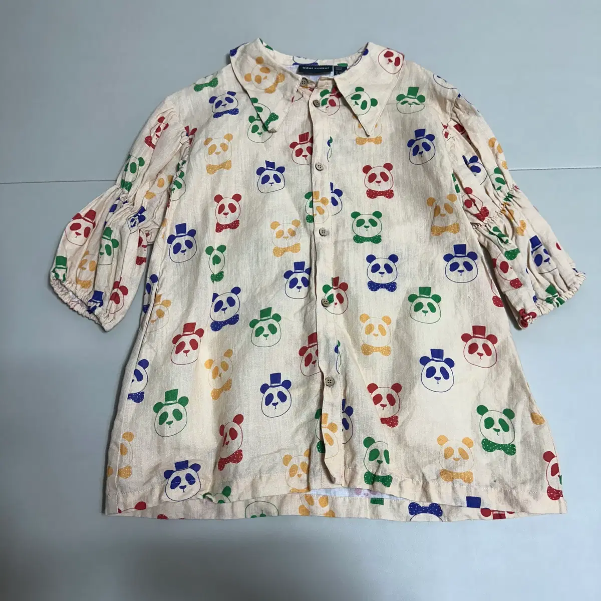 미니로디니 셔츠 원피스 5-7y/팬더